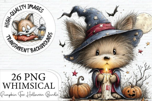 Download Pumpkin Fox Halloween Bundle - Pumpkin fox Collection