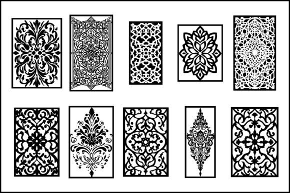 Download Elegant Floral Tree Silhouettes Set - Silhouette Collection