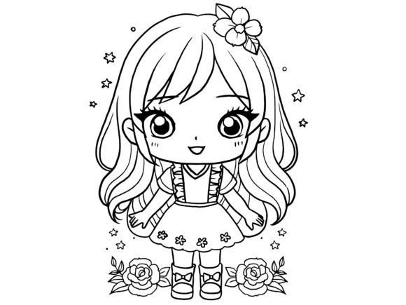 Download Kawaii Girl, Cartoon Character, Cute - Premium Resources