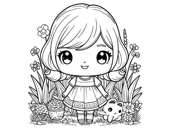 Download Kawaii Girl, Cute Cartoon Character - Kawaii girl Collection