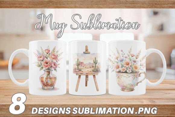 Download Boho Artistic Ephemera Mug Wrap PNG - Artistic ephemera Collection