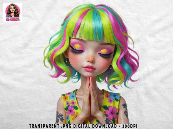 Download Rainbow Kawaii Girl | Candycore Art - Kawaii girl Collection
