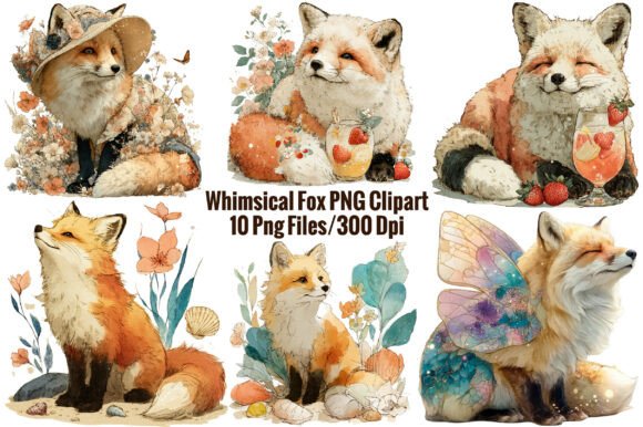 Download Whimsical Fox PNG Clipart - Fox png Collection
